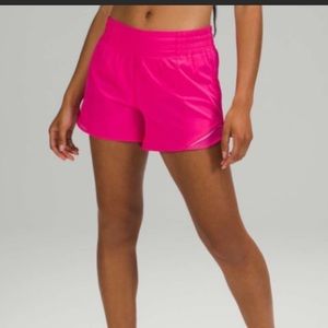 Hotty Hot lululemon sonic pink shorts size 8